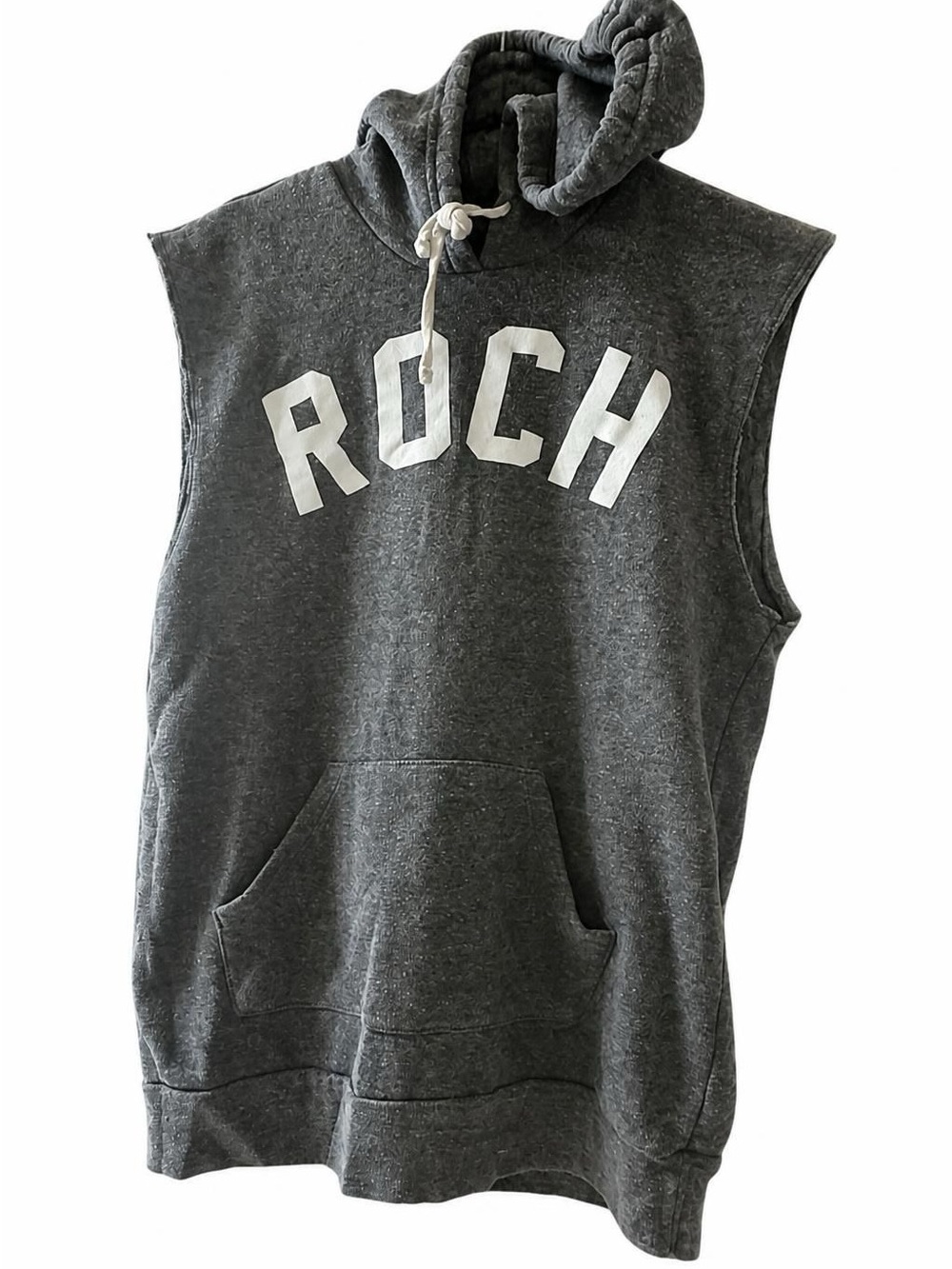 Sugarfgot Sleeveless Hoodie Pullover - Dark Gray ROCH
